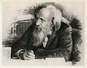 Russian Chemist Prints: Dmitri Mendeleyev