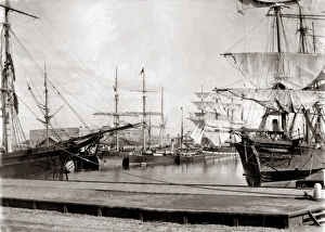 Docks at Adelaide, Australia, circa 1880 Docks at Adelaide, Australia, circa 1880