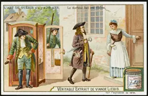 Sedan Chair Transport Prints: Doctors House Call