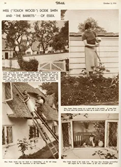Dodie Smith at home in Essex Dodie Smith at home in Essex