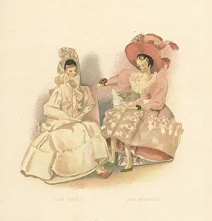 Doll representing courtiers Lady Maria Arnold Doll representing courtiers Lady Maria Arnold