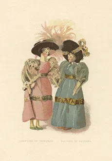 Dolls of courtiers Countess of Jedburgh and Duchess Dolls of courtiers Countess of Jedburgh and Duchess