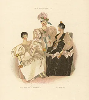 Dolls of courtiers dressed by Princess Victoria Dolls of courtiers dressed by Princess Victoria