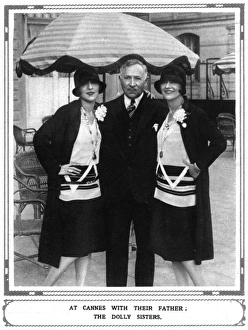 The Dolly Sisters at Cannes, French Riviera The Dolly Sisters at Cannes, French Riviera