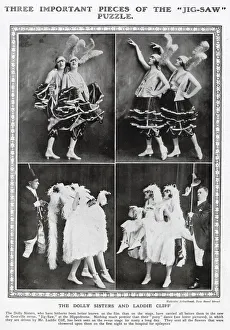 The Dolly Sisters and Laddie Cliff in Jig-saw at Hippodrome The Dolly Sisters and Laddie Cliff in Jig-saw at Hippodrome