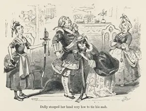 Charles Dickens Novel Adaptations Prints: Dolly Ties Sash