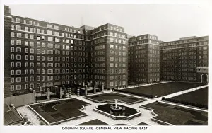 Dolphin Square, Pimlico, London Date: circa 1950 Dolphin Square, Pimlico, London Date: circa 1950