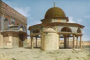 Dome of the Chain Print, Jerusalem 1920s