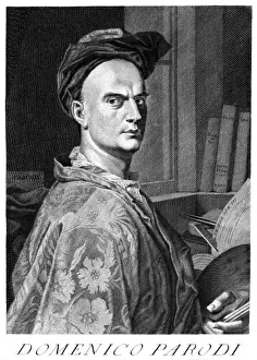 Italian Painter Biography Prints: Domenico Parodi