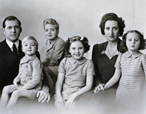 Don Juan de Borbon and family and future King Juan Carlos I Don Juan de Borbon and family and future King Juan Carlos I