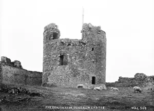 Castle Ruins In Northern Ireland Prints: The Donjon Keep, Dundrum Castle