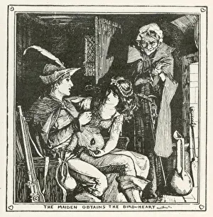 Print of The Donkey Cabbage