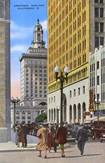 Downtown view of Oakland, California, USA Downtown view of Oakland, California, USA