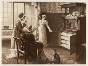 Antique Furniture Prints: Dowry Chest