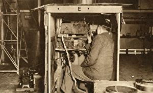 Dr Ernest Walton with Cockcroft-Walton apparatus Dr Ernest Walton with Cockcroft-Walton apparatus