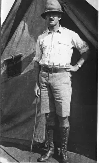 Dr N P Jewell at Bura Camp, Kenya, East Africa, WW1 Dr N P Jewell at Bura Camp, Kenya, East Africa, WW1