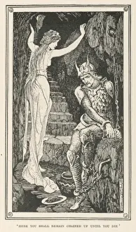 Dragon of the North Print: Young Prince in Prison Cell