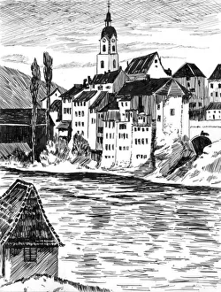 Drawing by Harold Auerbach, Olten, Switzerland Drawing by Harold Auerbach, Olten, Switzerland