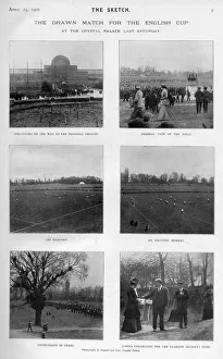 Drawn match for the English cup, football 1902 Drawn match for the English cup, football 1902