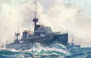 Dreadnought Battleship Prints: Dreadnought at Speed