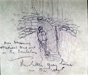 Our Dressing and Medical Dug-out in the trenches Our Dressing and Medical Dug-out in the trenches