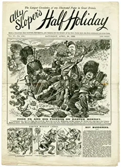 Framed Print : Ally Sloper Easter Monday Print Framed Print : Ally Sloper Easter Monday Print