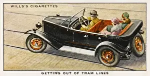 Driving on Tramlines Print