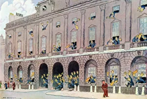 Someone Drops a Sixpence Near Somerset House - HM Bateman Someone Drops a Sixpence Near Somerset House - HM Bateman