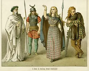 Druid, Boadicea and British Chieftainess Print