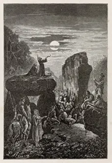 Ancient Celtic Rituals Prints: Druids