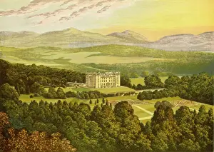 Print of Drumlanrig Castle and its Grounds