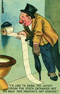 Drunk Stockbroker - confused by toilet roll Drunk Stockbroker - confused by toilet roll
