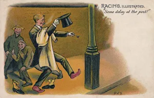 Drunken man staggering home - about to hit lampost Drunken man staggering home - about to hit lampost