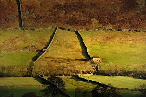 Dry stone walls and old barns, Swaledale, Yorkshire Dales Dry stone walls and old barns, Swaledale, Yorkshire Dales