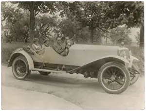 Costume Design History Prints: Dryden in Car C1928