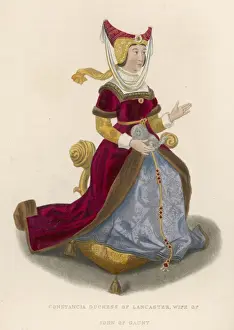 Historical Female Figures Prints: Duchess of Lancaster