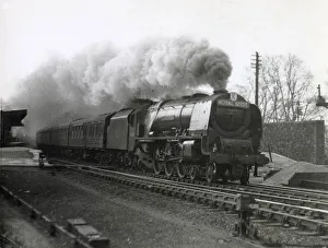 Duchess of Sutherland steam locomotive, Oxenholm Junction Duchess of Sutherland steam locomotive, Oxenholm Junction