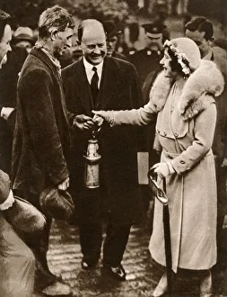 The Duchess of York at the Abercynon Colliery, South Wales The Duchess of York at the Abercynon Colliery, South Wales