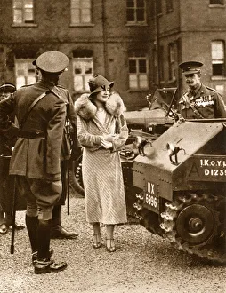 Duchess of York inspects Kings Own Yorkshire Light Infantry Duchess of York inspects Kings Own Yorkshire Light Infantry