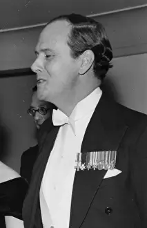 Print of the 11th Duke of Devonshire in evening dress