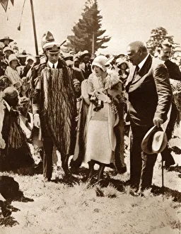 Duke and Duchess of York - Rotorua District - Apirana Ngata Duke and Duchess of York - Rotorua District - Apirana Ngata