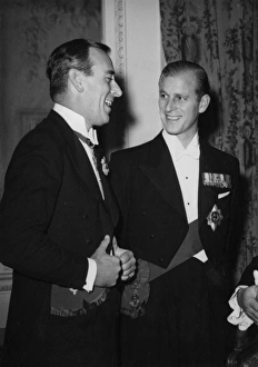 The Duke of Edinburgh with Earl Mountbatten The Duke of Edinburgh with Earl Mountbatten