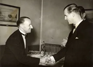 The Duke of Edinburgh meeting Cricketer Donald Bradman The Duke of Edinburgh meeting Cricketer Donald Bradman