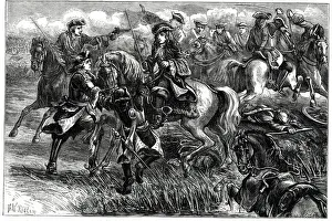 The Duke of Marlborough in danger, Battle of Ramillies, Spanish Netherlands The Duke of Marlborough in danger, Battle of Ramillies, Spanish Netherlands
