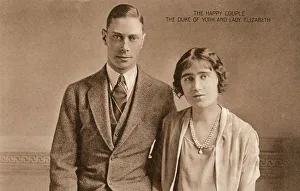 Duke of York - Lady Elizabeth Bowes-Lyon - Engagement Photo Duke of York - Lady Elizabeth Bowes-Lyon - Engagement Photo