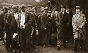 The Duke of York visits the Pit at Atherton, Lancashire The Duke of York visits the Pit at Atherton, Lancashire