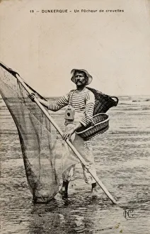 Dunkerque (Dunkirk) France - Crevette fisherman Dunkerque (Dunkirk) France - Crevette fisherman