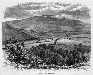 19th Century English Landscapes Prints: Dunkery Beacon