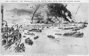 Dunkirk Evacuation Print: Like a Regatta