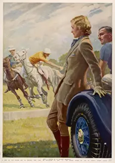 Dunlop Print: Polo Spectators